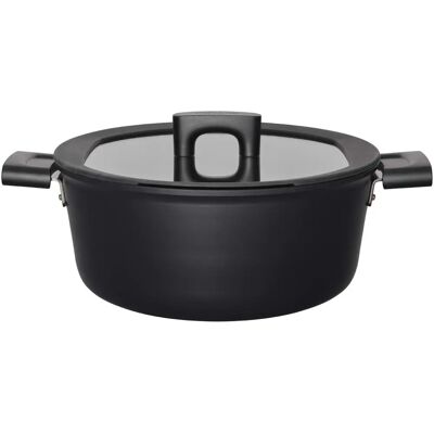 Fiskars Hard Face - 26cm tarttumaton pannu - 5L - Mattamusta - Keittiötarvikkeet Fiskars Hard Face - 26cm tarttumaton pannu - 5L - Mattamusta - Keittiötarvikkeet