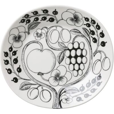 Arabia Paratiisi oval plate 25cm svart - Tallerken Arabia Paratiisi oval plate 25cm svart - Tallerken