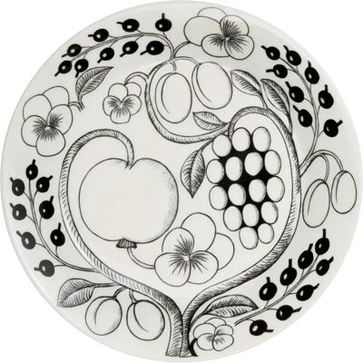 Arabia Paratiisi Svart Tallerken - 26 cm Arabia Paratiisi Svart Tallerken - 26 cm