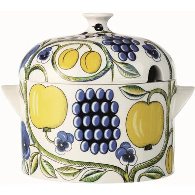 Arabia Paratiisi Serveringsfat - Frukt- og blomstermotiver, 2,8L Arabia Paratiisi Serveringsfat - Frukt- og blomstermotiver, 2,8L