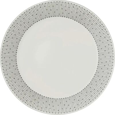Arabia Mainio Sarastus -fat - svart-hvitt - 25 cm Arabia Mainio Sarastus -fat - svart-hvitt - 25 cm