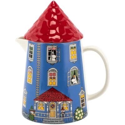 Arabia Moominhouse blå Kanne - Porcelen 1L - Tåler oppvaskmaskin Arabia Moominhouse blå Kanne - Porcelen 1L - Tåler oppvaskmaskin