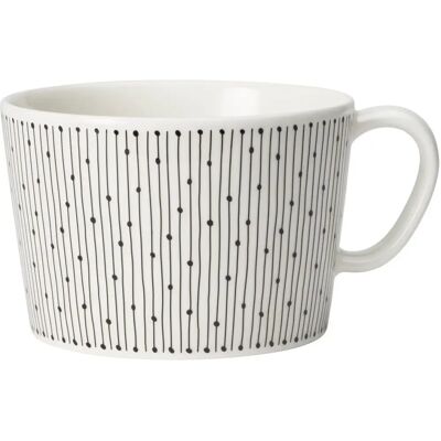 Arabia Mainio Sarastus Kopp - Svart-hvitt - 0,4L Arabia Mainio Sarastus Kopp - Svart-hvitt - 0,4L
