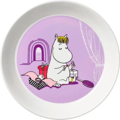 Arabia Moomin 6 st. Tallrikar - Snorkmaiden lila Design - Middagsfat Arabia Moomin 6 st. Tallrikar - Snorkmaiden lila Design - Middagsfat