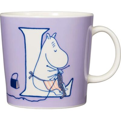 Arabia Moomin Stor Kopp - ABC - Lilla - 40 CL - Tove Jansson Arabia Moomin Stor Kopp - ABC - Lilla - 40 CL - Tove Jansson