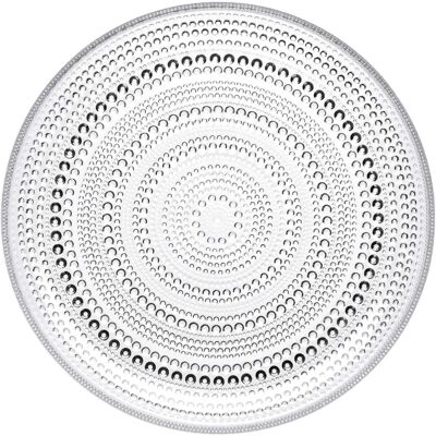 Kastehelmi 6 stk matsaler - 248 mm - Klar glass - Designet av Oiva Toikka Kastehelmi 6 stk matsaler - 248 mm - Klar glass - Designet av Oiva Toikka
