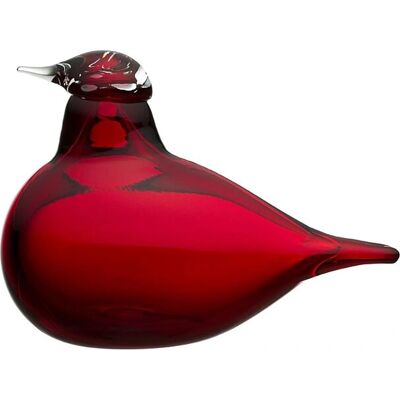 Iittala Fugler Tern Cranberry - Glass Iittala Fugler Tern Cranberry - Glass