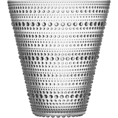 Iittala Kastehelmi Vaasje - Kegelvormig met Kralen - 154mm - Helder Glas Iittala Kastehelmi Vaasje - Kegelvormig met Kralen - 154mm - Helder Glas