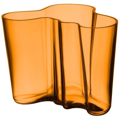 Iittala Aalto Vase - Orange - 16cm - Handgeblasenes finnisches Design Iittala Aalto Vase - Orange - 16cm - Handgeblasenes finnisches Design