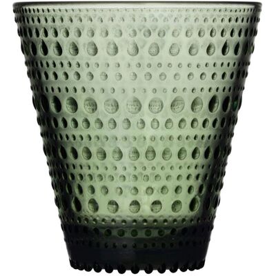 Iittala Kastehelmi Gran grønn glass - 2 stk 30cl Iittala Kastehelmi Gran grønn glass - 2 stk 30cl