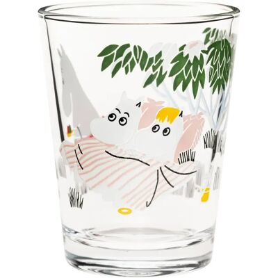 Muumimukit Arabia Finland Muumi juomalasi 22cl - Loikoilua Muumimukit Arabia Finland Muumi juomalasi 22cl - Loikoilua