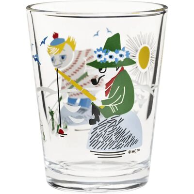 Moomin Arabia Finnland Muumi Trinkglas 22cl Am Meer Moomin Arabia Finnland Muumi Trinkglas 22cl Am Meer