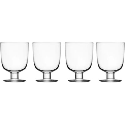 Iittala Lempi 4 stk Vin Glass - Krystall, 34 cl, Matti Klenell Iittala Lempi 4 stk Vin Glass - Krystall, 34 cl, Matti Klenell