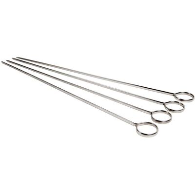 Muurikka 6412456810005 40 cm - Ruostumaton teräs - 4 kpl - Grillitikut Muurikka 6412456810005 40 cm - Ruostumaton teräs - 4 kpl - Grillitikut