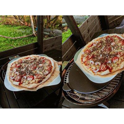 Muurikka Pizzasten - Hållbar Keramikbaksten - Pizzatyp Muurikka Pizzasten - Hållbar Keramikbaksten - Pizzatyp