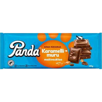 Panda - Karamellimuru ja merisuola - 145 g - Maitosuklaapatukka Panda - Karamellimuru ja merisuola - 145 g - Maitosuklaapatukka