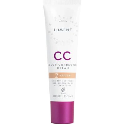 Lumene 2 Medium CC Cream - CC Color Correcting SPF 20 Lumene 2 Medium CC Cream - CC Color Correcting SPF 20