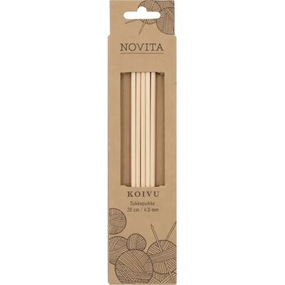 Novita Koivuneulat 20cm - 4mm Novita Koivuneulat 20cm - 4mm