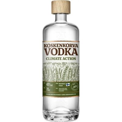 Koskenkorva Climate Action Vodka - Sustainably Produced 40% Alcohol Koskenkorva Climate Action Vodka - Sustainably Produced 40% Alcohol
