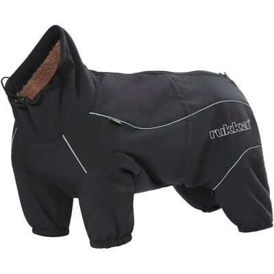 Rukka Pets Svart Hundoverall - Vind- och Vattentätt Softshell - Liten Rukka Pets Svart Hundoverall - Vind- och Vattentätt Softshell - Liten