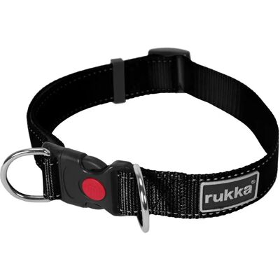 Rukka Bliss Polar - svart - 1.5 x 20-30 cm - hundhalsband Rukka Bliss Polar - svart - 1.5 x 20-30 cm - hundhalsband