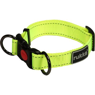 Collier Néon Fluorescent Rukka Pets - Grand - 45-70cm - Sécurité Collier Néon Fluorescent Rukka Pets - Grand - 45-70cm - Sécurité