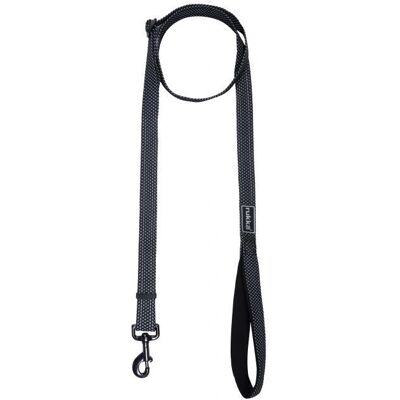 Rukka Pets Star Leash - Svart - Justerbar 120-200cm - Hundenål Rukka Pets Star Leash - Svart - Justerbar 120-200cm - Hundenål