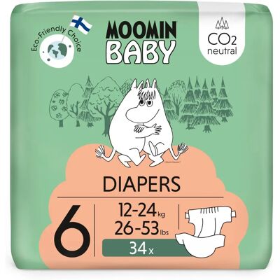 Moomin Baby 6 Maxi Herkännyksettömät Vaipat - Tuotetyyppi Moomin Baby 6 Maxi Herkännyksettömät Vaipat - Tuotetyyppi