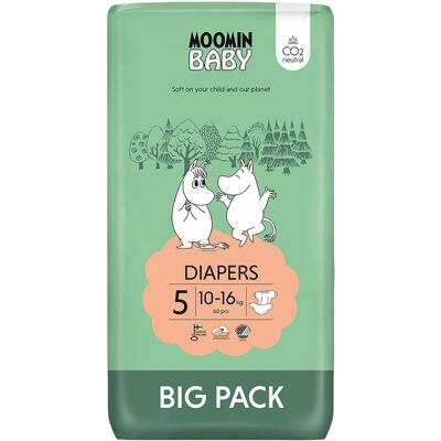 Moomin Baby Tuhat - Pehmeät, Ympäristöystävälliset, 10-16kg Moomin Baby Tuhat - Pehmeät, Ympäristöystävälliset, 10-16kg