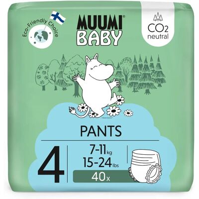 Muumi Baby Ekologické Kalhotky Velikost 4 - Plenky pro miminka Muumi Baby Ekologické Kalhotky Velikost 4 - Plenky pro miminka