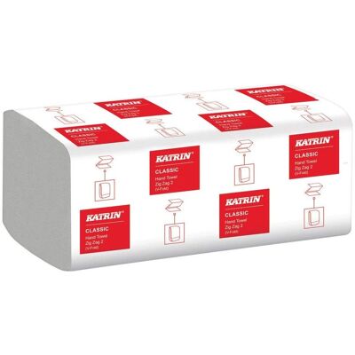 Katrin Classic Zig Zag 2-Ply White 200 Sheet - Tissue Katrin Classic Zig Zag 2-Ply White 200 Sheet - Tissue