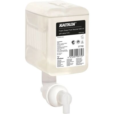 Savon moussant Katrin 37780 - Efficace, Doux & Sans Parfum - Publicité Savon moussant Katrin 37780 - Efficace, Doux & Sans Parfum - Publicité