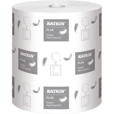 Katrin Rotolo Asciugamani 3-strati M3 - Carta Asciugamani Bianca Katrin Rotolo Asciugamani 3-strati M3 - Carta Asciugamani Bianca