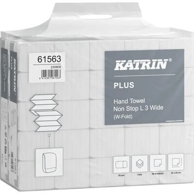 KATRIN Papierhandtücher - 3-lagig, 2250 Tücher KATRIN Papierhandtücher - 3-lagig, 2250 Tücher