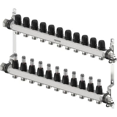 Uponor Heizkreisverteiler 1140842 G 3/4 mit Durchflussmesser Uponor Heizkreisverteiler 1140842 G 3/4 mit Durchflussmesser