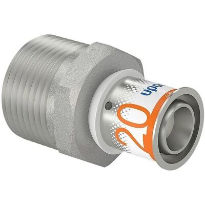 Uponor MLC Rørforbindelse - Messing, 20 x R 1, til varmesystemer og vand Uponor MLC Rørforbindelse - Messing, 20 x R 1, til varmesystemer og vand