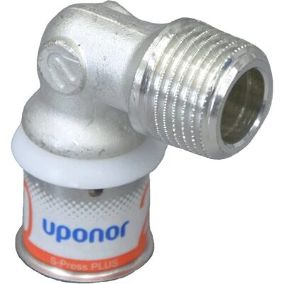 Raccordo angolare Uponor MLC 16 x 1/2" - Sistemi acqua e radiatori Raccordo angolare Uponor MLC 16 x 1/2" - Sistemi acqua e radiatori