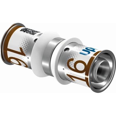 Uponor MLC trykfitting 16-16mm - Til vand- og radiatoranlæg Uponor MLC trykfitting 16-16mm - Til vand- og radiatoranlæg