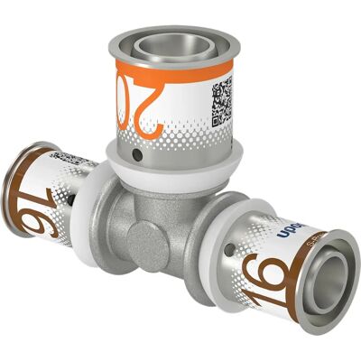 Uponor S-Press Plus T-stykke 16x20x16mm Uponor S-Press Plus T-stykke 16x20x16mm