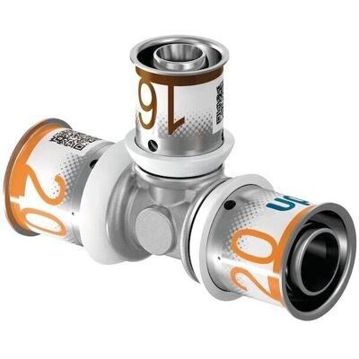 Uponor S-Press Plus T-Stück 25x16x16mm, reduziert Uponor S-Press Plus T-Stück 25x16x16mm, reduziert