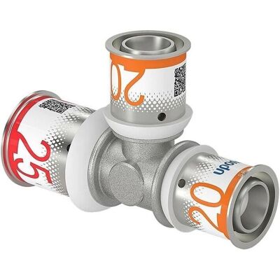 Uponor S-Press Plus T-stykke 25x20x20mm Uponor S-Press Plus T-stykke 25x20x20mm