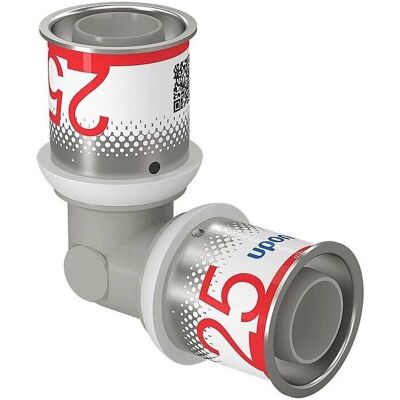 Uponor S-Press PLUS 90° vinkelfitting PPSU - VVS tilbehør Uponor S-Press PLUS 90° vinkelfitting PPSU - VVS tilbehør