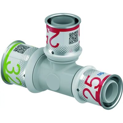 Uponor S-Press Plus 32x25x25 mm Rørforbindelse - Pålidelig PPSU-forbindelse Uponor S-Press Plus 32x25x25 mm Rørforbindelse - Pålidelig PPSU-forbindelse