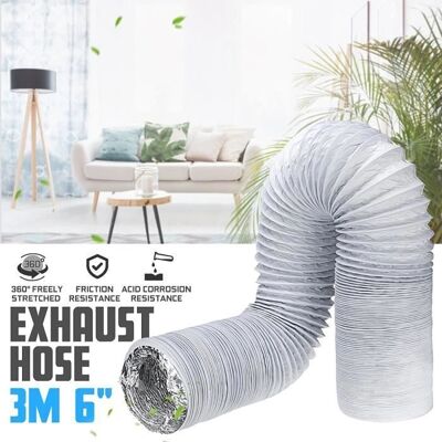 TEMPSA - Vent Hose - Diamètre 15cm - Longueur 3m - Vent Hose - Publicité TEMPSA - Vent Hose - Diamètre 15cm - Longueur 3m - Vent Hose - Publicité