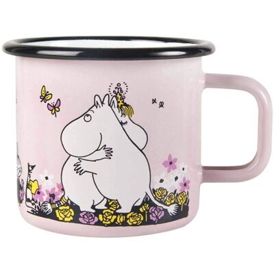 Muurla Rosa Mummitrollet Emaljebecher 3,7 dl Muurla Rosa Mummitrollet Emaljebecher 3,7 dl