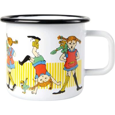 Muurla Pippi Longstocking Emaljekopp - 3,7 dl Muurla Pippi Longstocking Emaljekopp - 3,7 dl