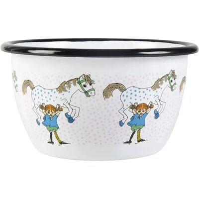 Muurla Pippi Longstocking Emaljebolle - Håndlaget og slitesterk Muurla Pippi Longstocking Emaljebolle - Håndlaget og slitesterk