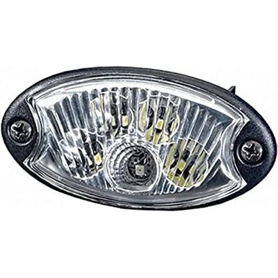 Hella Innenraumleuchte - Mini Oval LED - 24V - Schwarz - Innenraum Hella Innenraumleuchte - Mini Oval LED - 24V - Schwarz - Innenraum