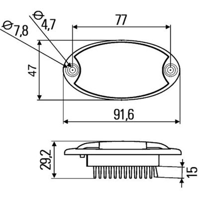 Hella Innenraumleuchte - 2JA 343 570-011 - Innenraumleuchte, Schwarz, 12V Hella Innenraumleuchte - 2JA 343 570-011 - Innenraumleuchte, Schwarz, 12V