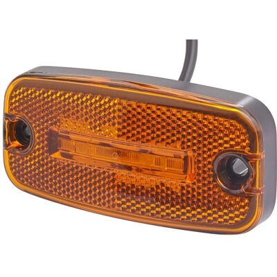 Hella Zijmarkering Licht Zwart Flitser Lamp LED - 345 600-001 Hella Zijmarkering Licht Zwart Flitser Lamp LED - 345 600-001